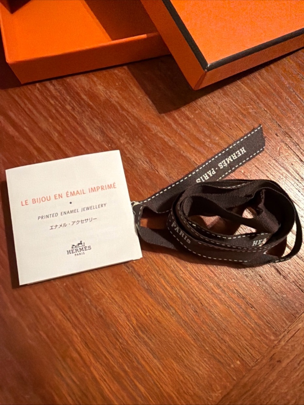Hermes Paris 2 Bracelet Boxes Empty 3.5”Square With Pouches Ribbon Small Booklet - Picture 3 of 10